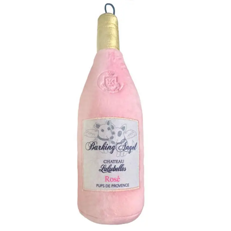 Lulubelles Power Plush Dog Toy - Barking Angel Rose Wine