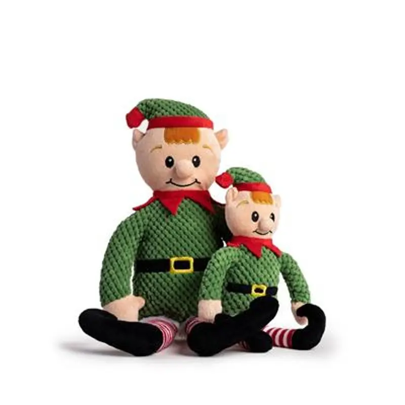 fabdog Holiday Floppy Friends Dog Toy - Elf
