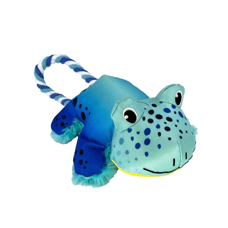 KONG Cozie Tuggz Dog Toy - Frog
