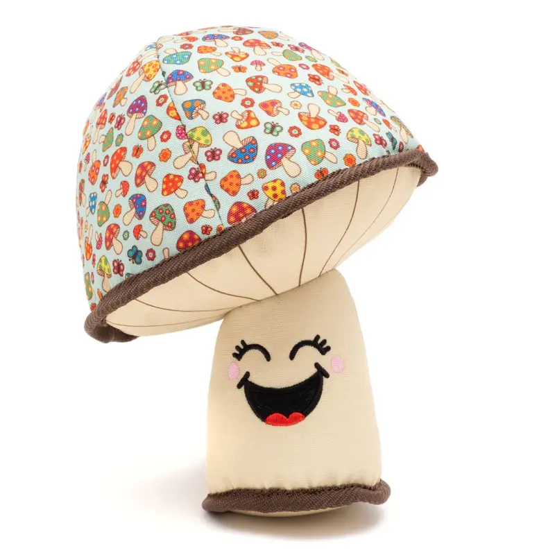 Worthy Dog Food Bonded Mesh Dog Toy - Mushroom