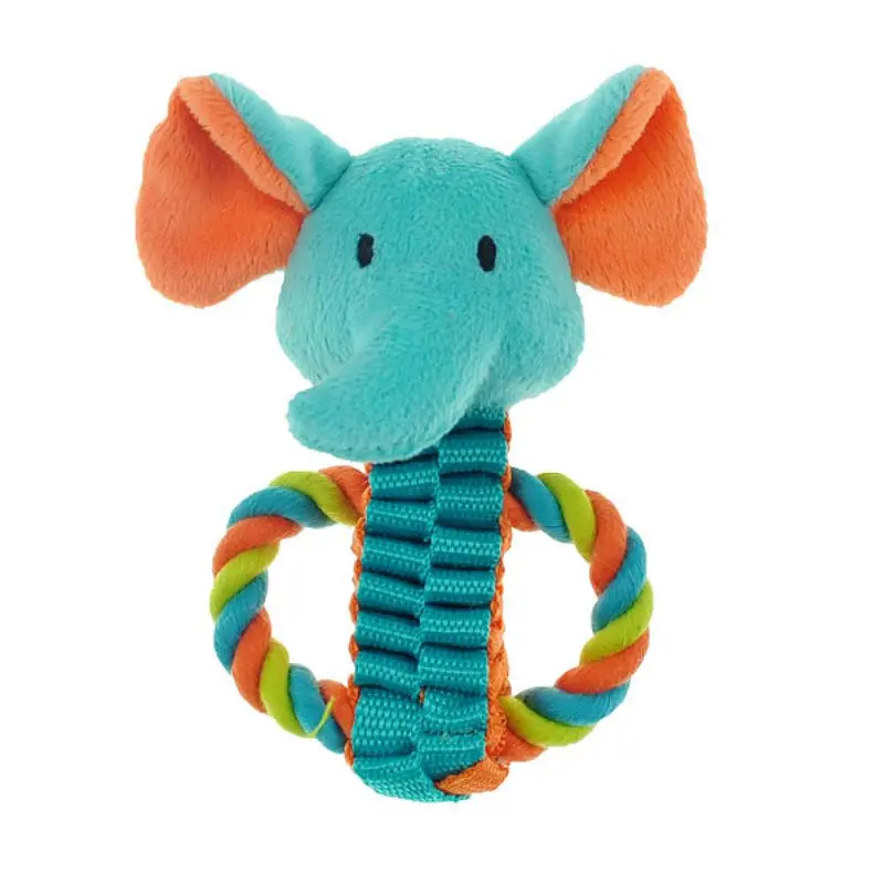 Chomper Mini Safari Tug Pals Dog Toy - Elephant