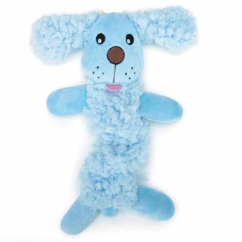 Grriggles Baby Bark Bungee Puppy Toy - Baby Blue