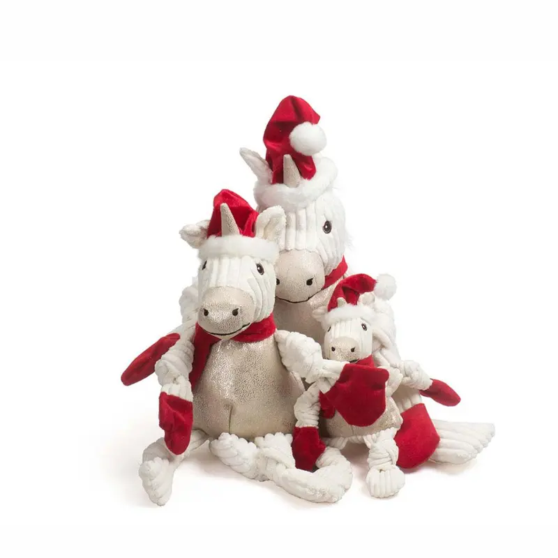 HuggleHounds Starlight Knottie Dog Toy - Unicorn