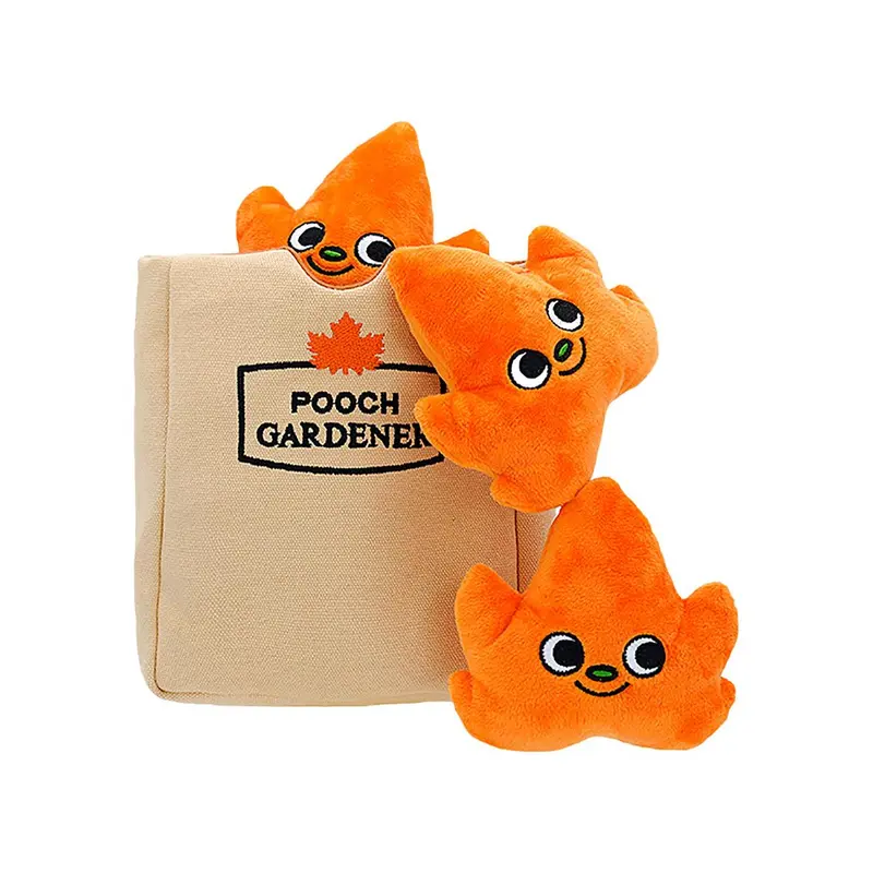 HugSmart Autumn Tailz Dog Toy - Leaf Bag