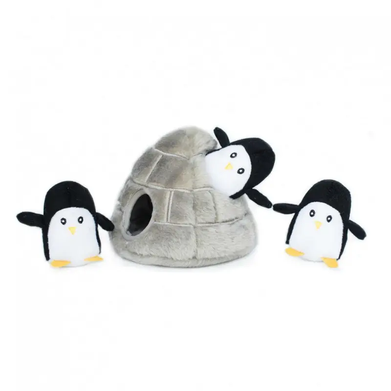 ZippyPaws Burrow Dog Toy - Penguin Cave