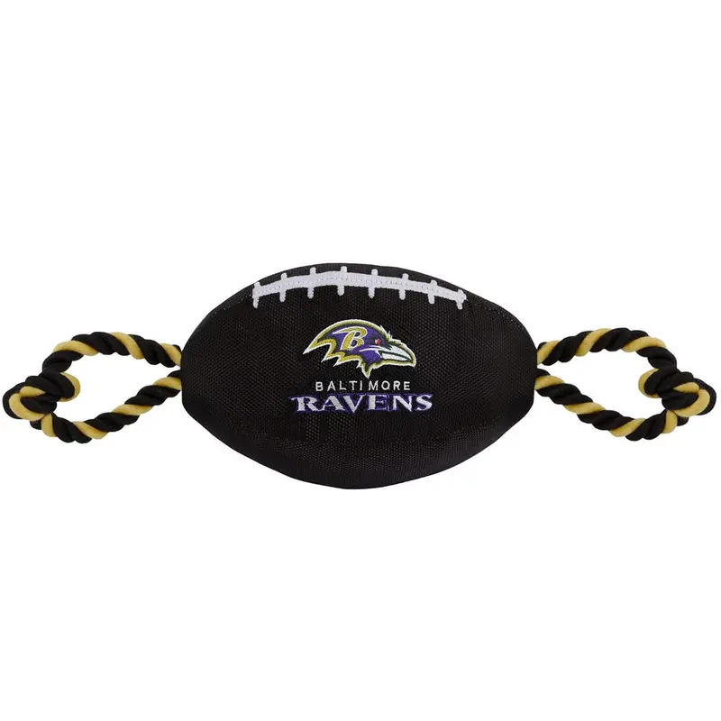 Baltimore Ravens Plush Football Dog Toy