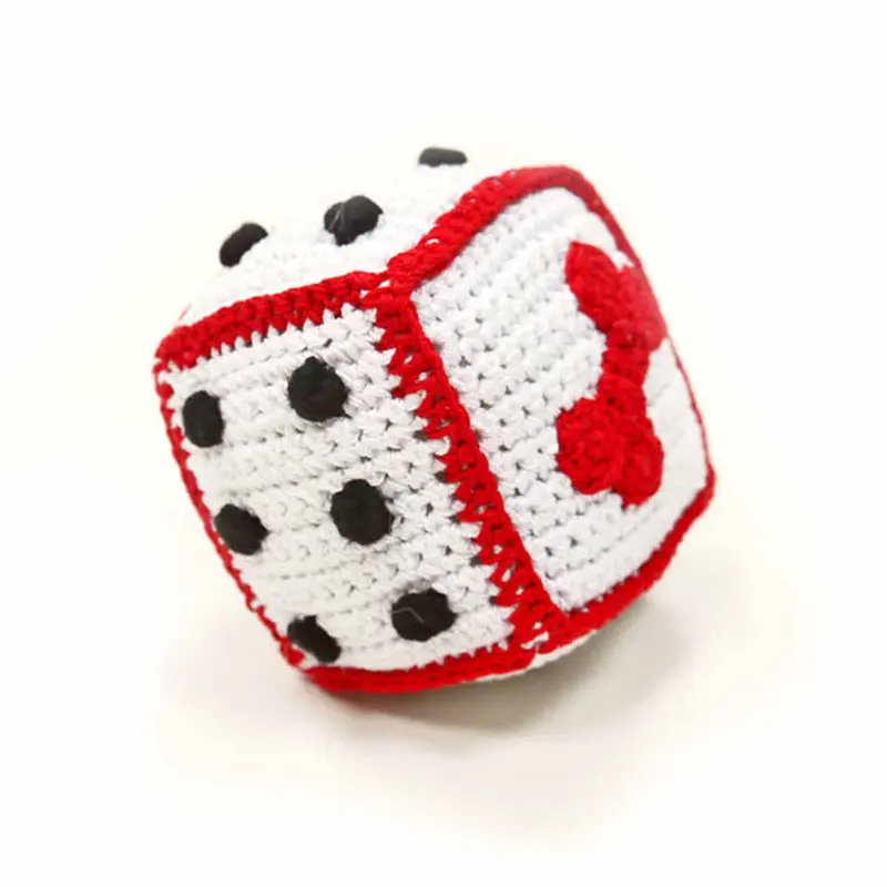 Dice Crochet Dog Toy by Dogo