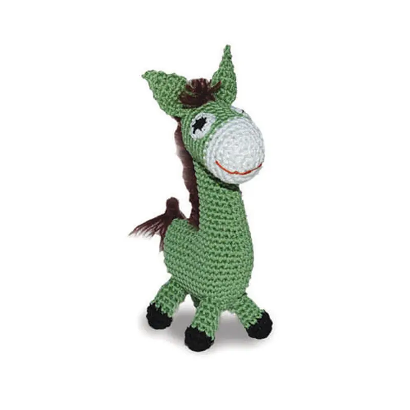 Donkey Crochet Dog Toy by Dogo