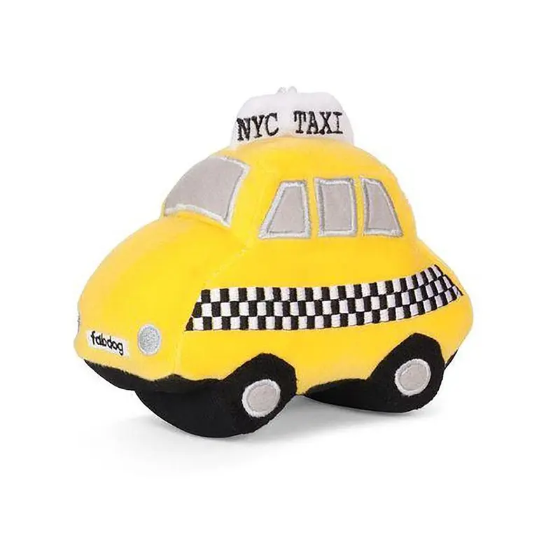 fabdog Taxi Plush Dog Toy
