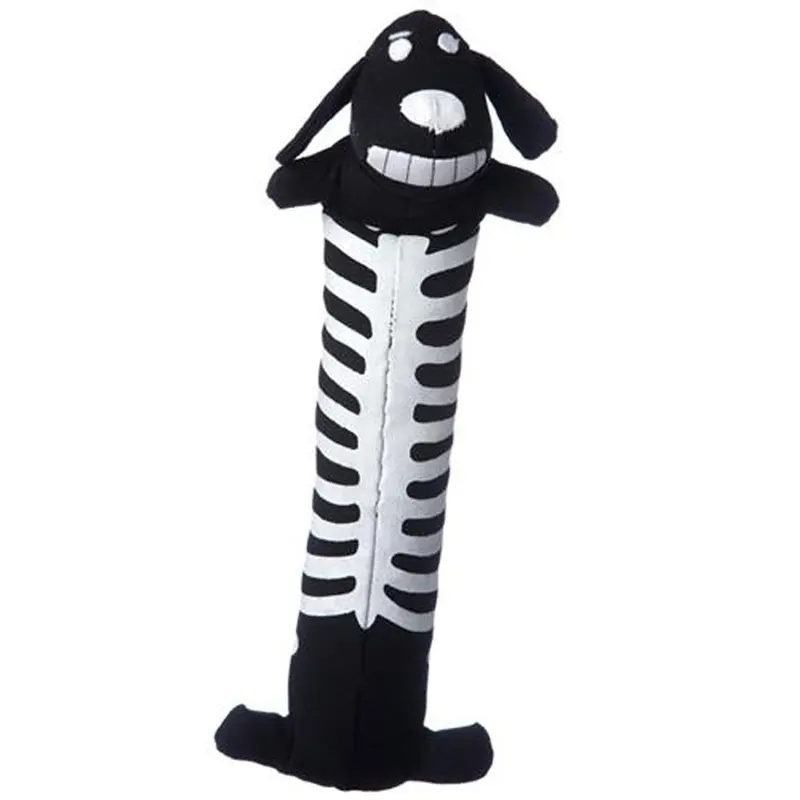 Multipet Halloween Loofa Dog Toy  - Skeleton