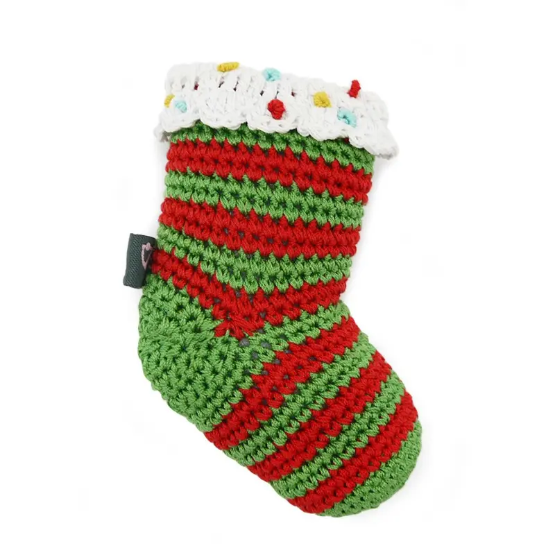 Dogo Christmas Stocking Crochet Dog Toy