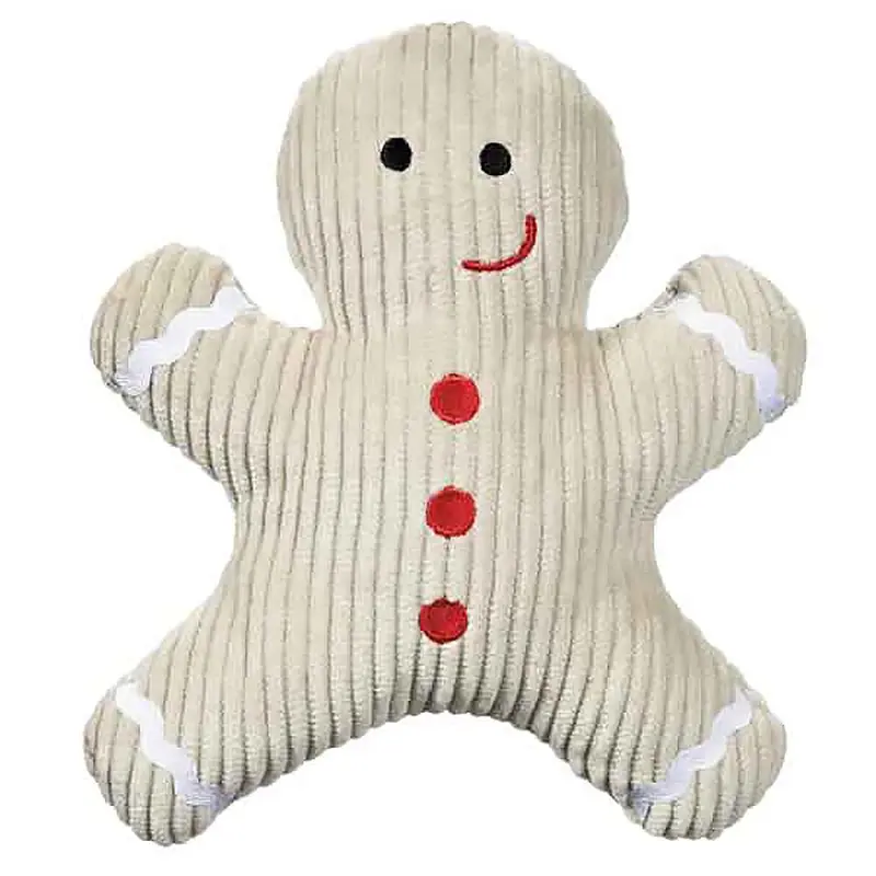 Grriggles Scented Gingerbread Man Dog Toy - Almond