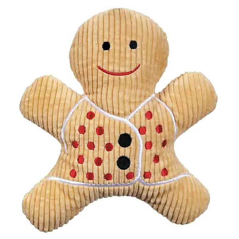 Grriggles Scented Gingerbread Man Dog Toy - Light Brown