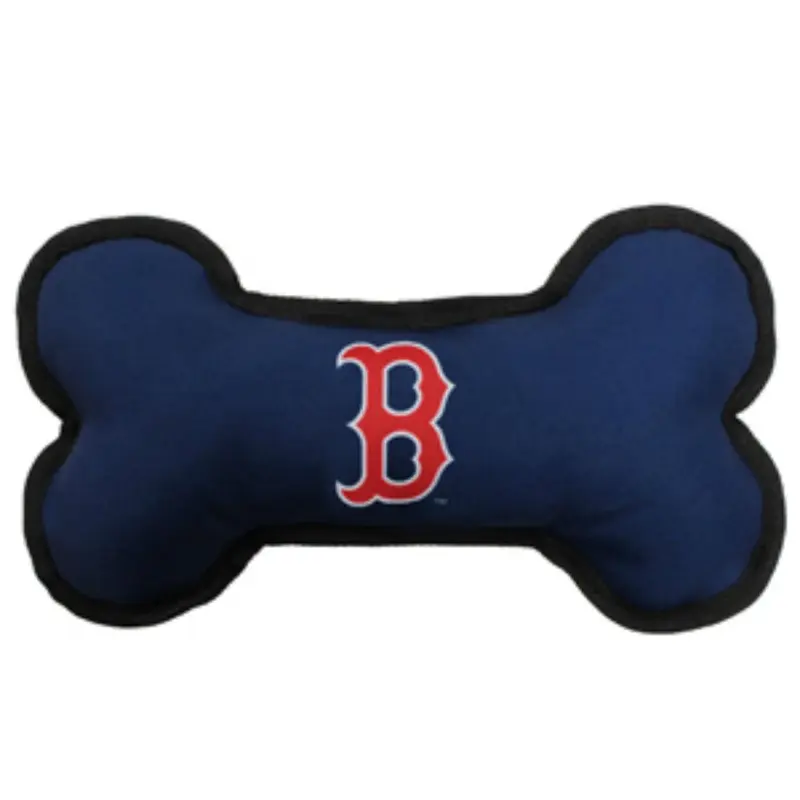Boston Red Sox Nylon Bone Dog Toy