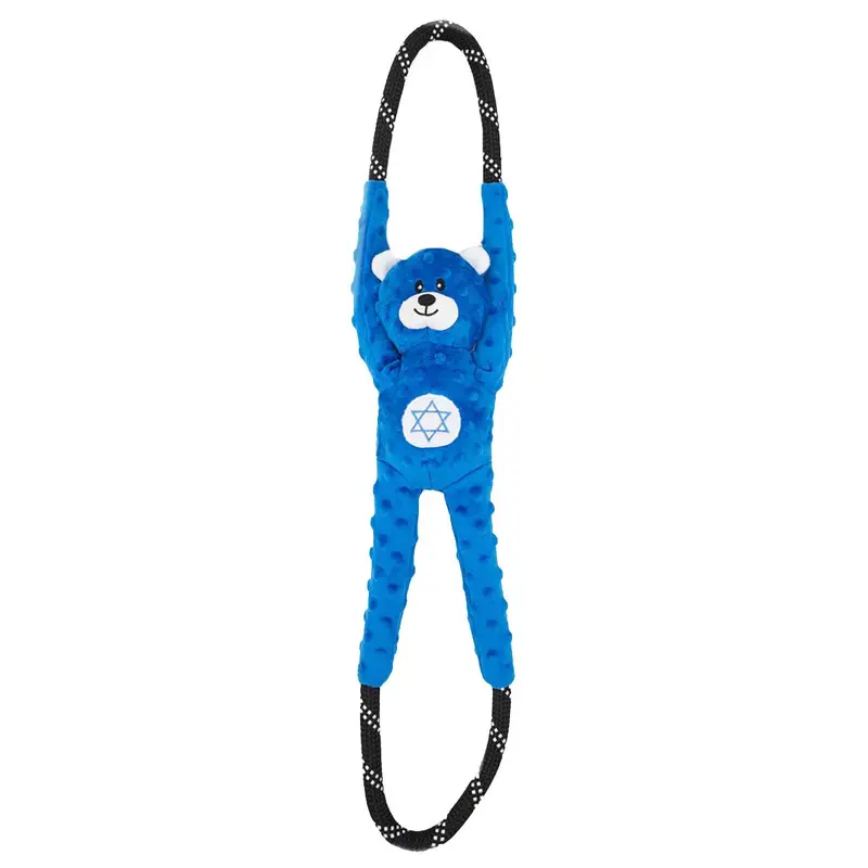 ZippyPaws Hanukkah RopeTugz Dog Toy - Bear