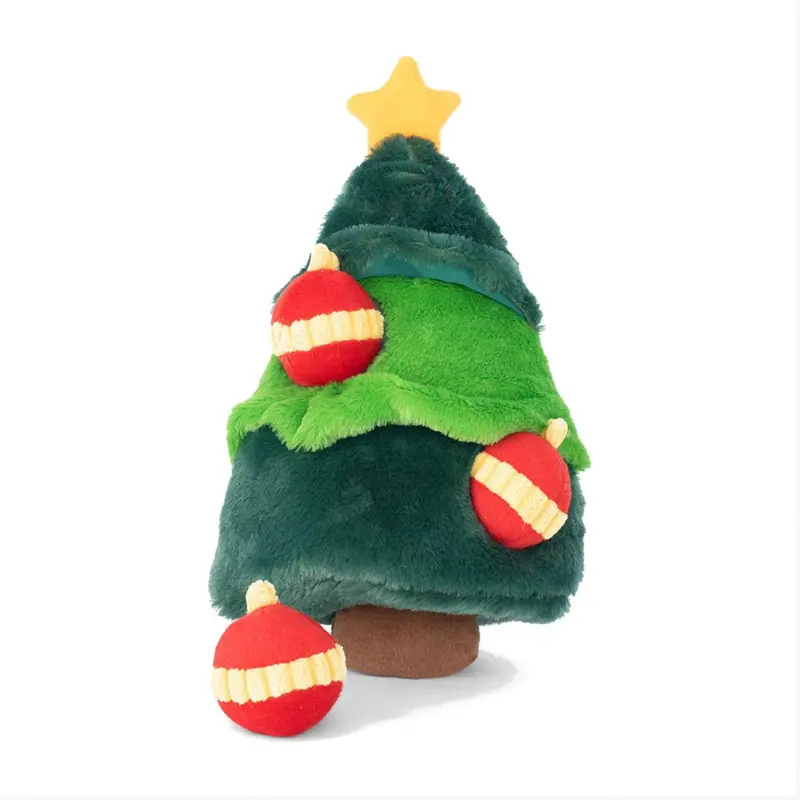 ZippyPaws Holiday Burrow Dog Toy - Christmas Tree