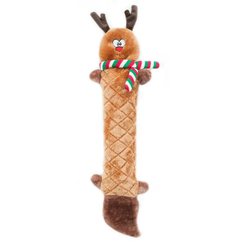 ZippyPaws Holiday Jigglerz Dog Toy - Reindeer