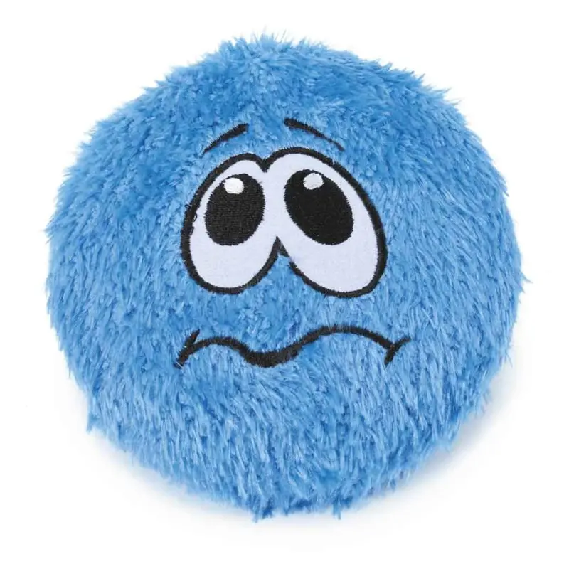 Digger's Cuddly Plush Emoji Discs Dog Toy - Blue