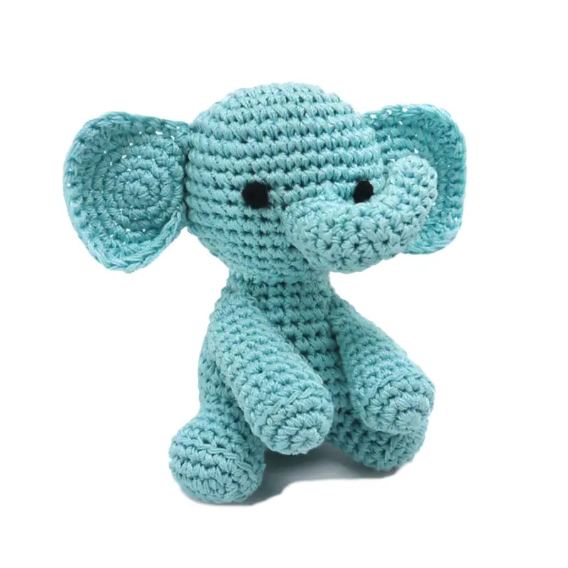 Elephant Doll Crochet Dog Toy by Dogo