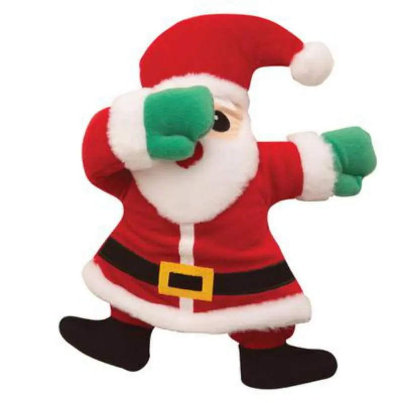 Snugarooz Holiday Dabbing Santa Dog Toy