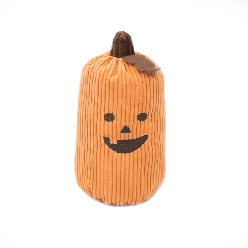 ZippyPaws Halloween Jumbo Pumpkin Dog Toy - Orange