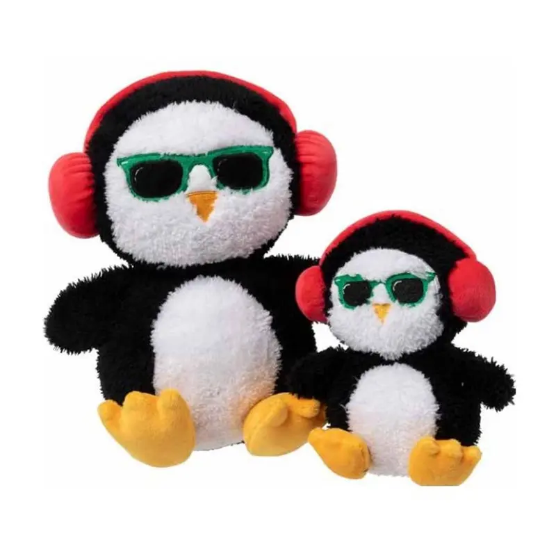 FuzzYard Holiday Neighborhood Nasties Dog Toy - DJ Waddles Penguin