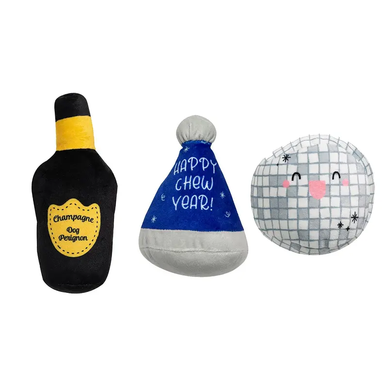 Pearhead Happy Chew Year Dog Toy Set