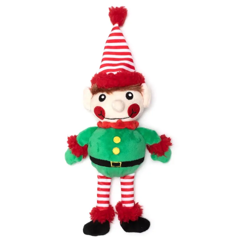 Worthy Dog Holiday Buffalo Elf Dog Toy
