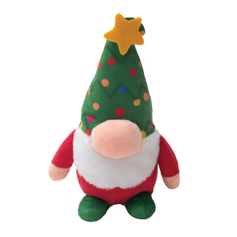SnugArooz Holiday Gnome Dog Toy - Holmes Tree Hat