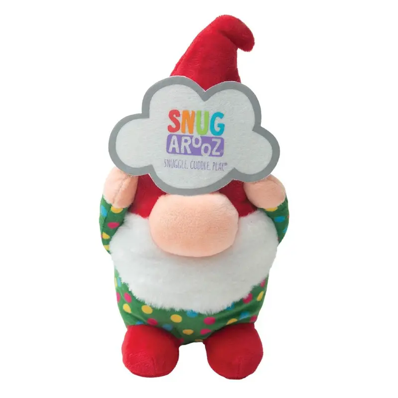 SnugArooz Holiday Gnome Dog Toy - Snugz Red Hat