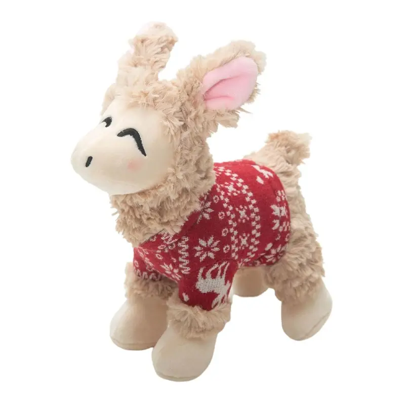 SnugArooz Holiday Plush Dog Toy - Lady the Llama