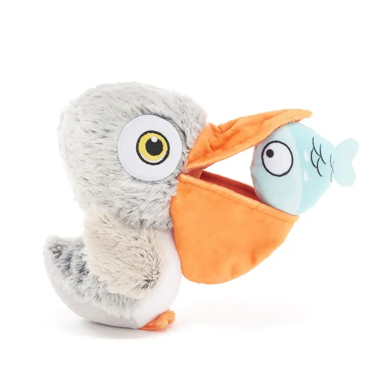 BARK Big Bill & Beak-A-Boo Fish Dog Toy
