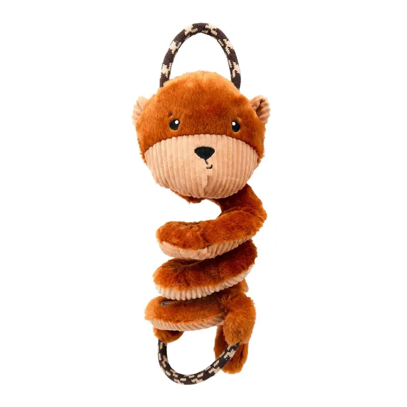 Charming Pet Springy Plush Tug Dog Toy - Otter