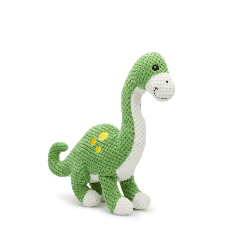 fabdog Floppy Friends Dino Dog Toy - Brontosaurus