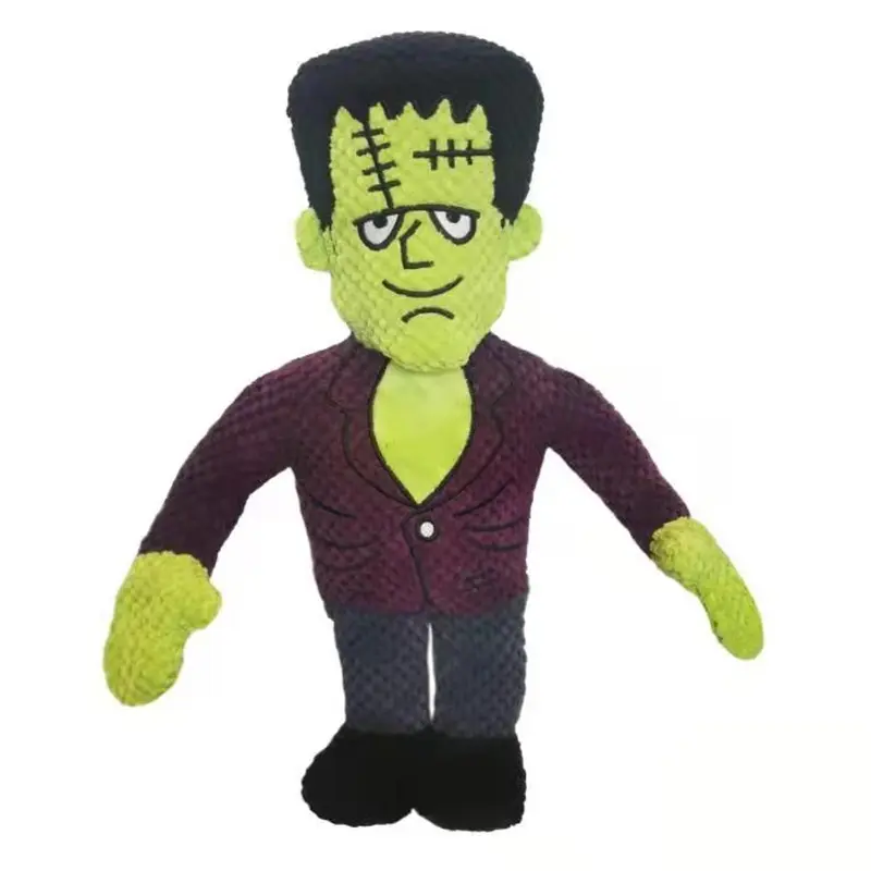 fabdog Halloween Floppy Friends Dog Toy - Frankenstein