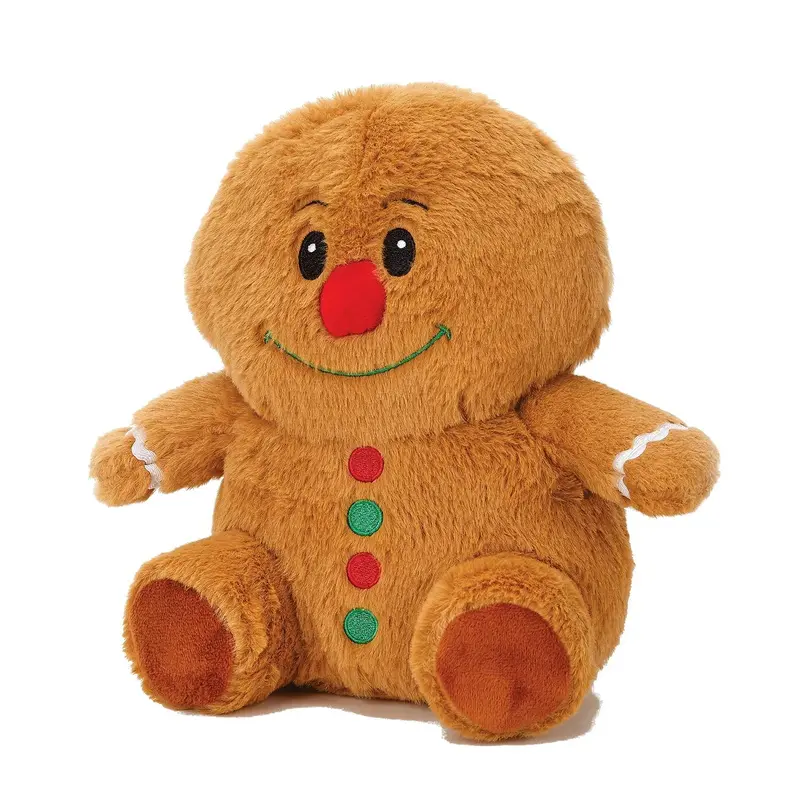 Hero Chuckles Holiday Dog Toy - Gingerbread Man