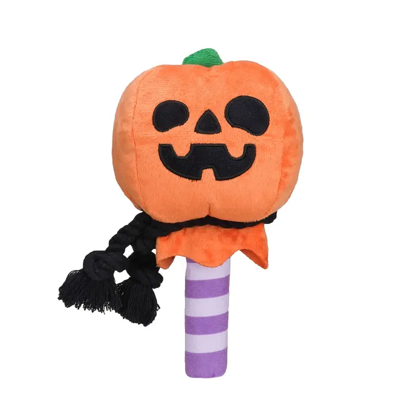 HugSmart Howloween Night Dog Toy - Pumpkin Lollipop