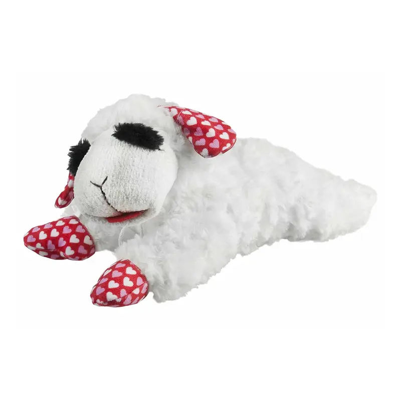 Multipet Lamb Chop Dog Toy - Valentine's Day