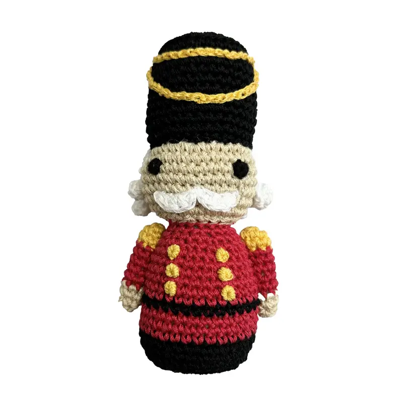 DOGO Holiday Crochet Dog Toy - Nutcracker