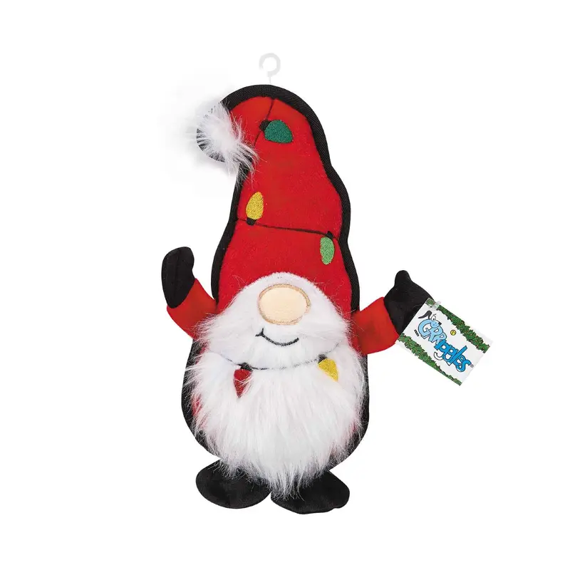 Grriggles Holiday Lights Dog Toy - Santa