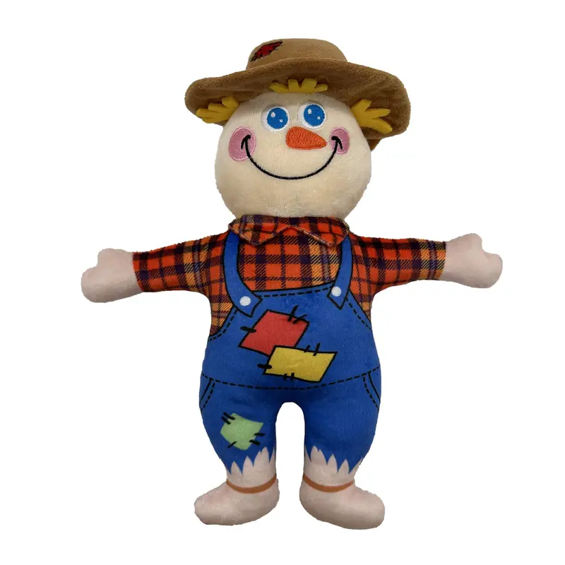 Happy Tails Halloween Durable Dog Toy - Scarecrow