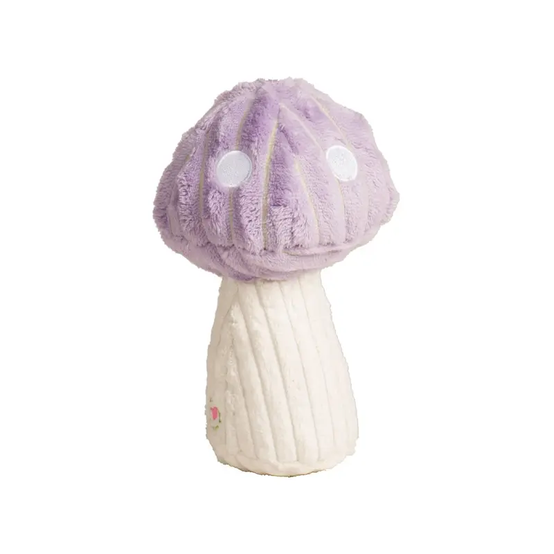 HuggleHounds Spring Fling Plush Dog Toy - Max Mushroom