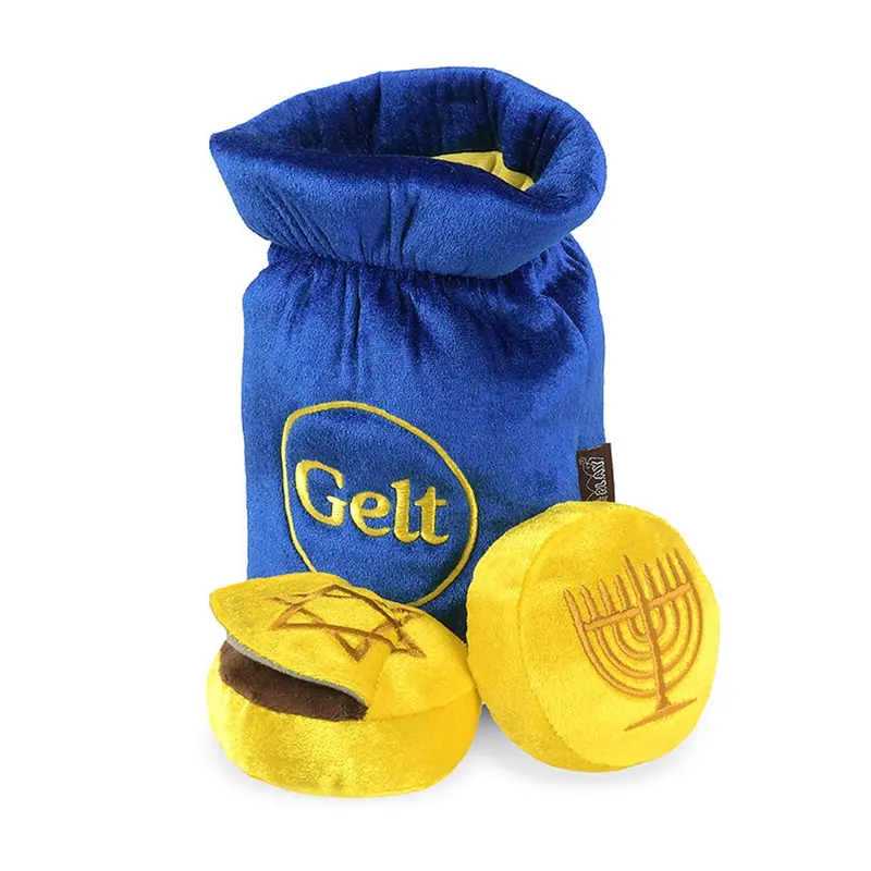 P.L.A.Y. Paw-nukkah Holiday Dog Toy - Gelt-y Treats