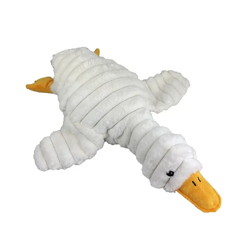 PetLou Farm Friends Plush Dog Toy - Goose