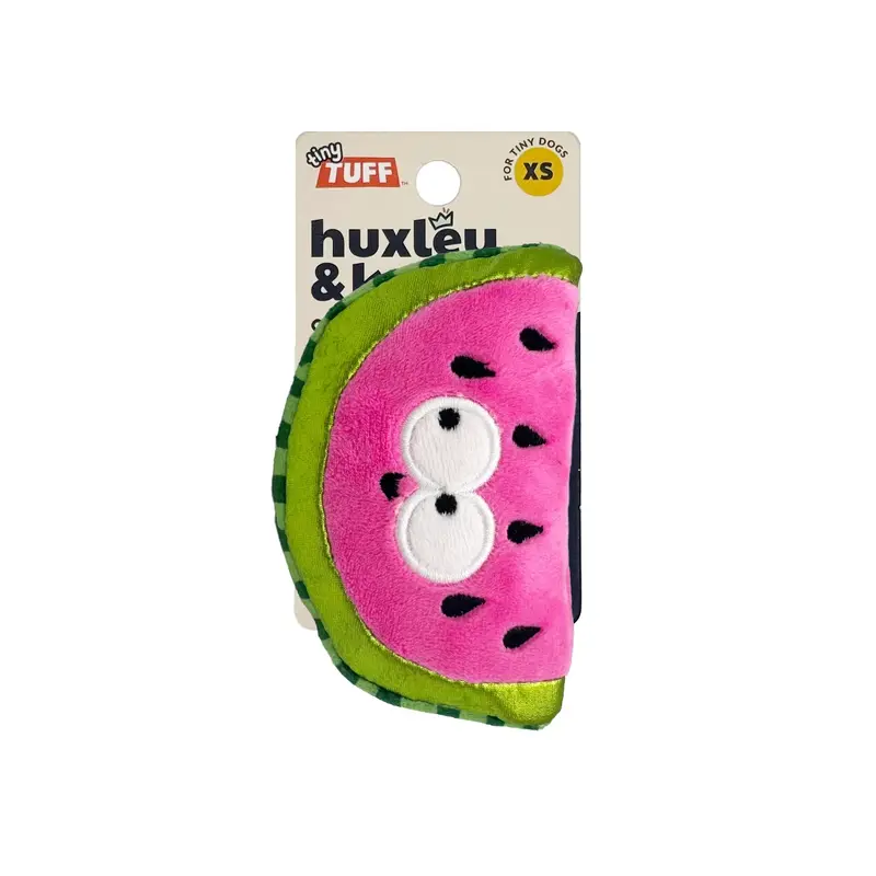 Huxley & Kent Tiny Tuffs Plush Dog Toy - Walter Melon