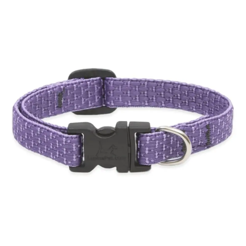 Lupine Pet Dog 2/4 In Wide 9-14 In Adjustable Collar Eco Lilac