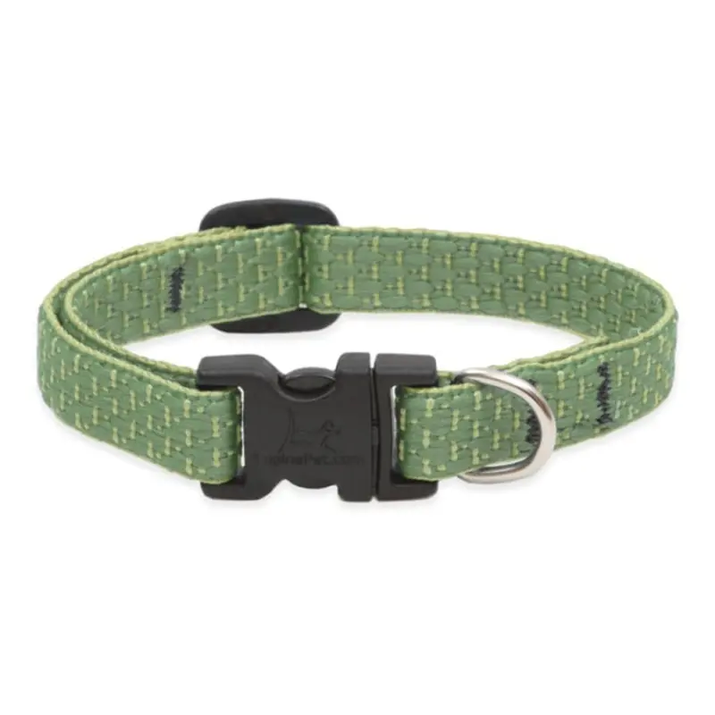 Lupine Pet Dog 1 In Wide 12-20 In Adjustable Collar Eco Moss