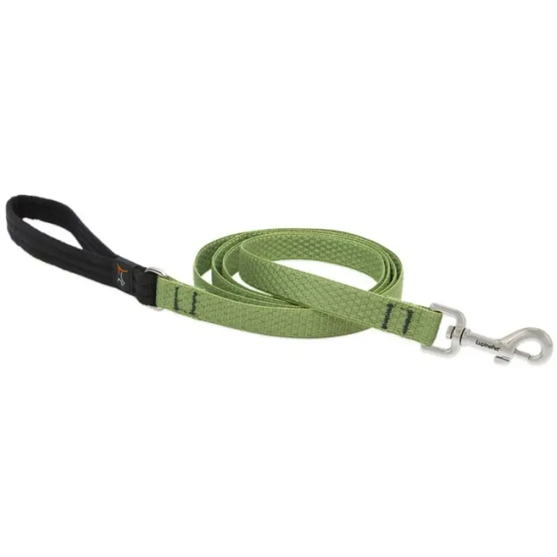 Lupine Pet Dog 6 Ft Long 3/4 In Leash Eco Moss