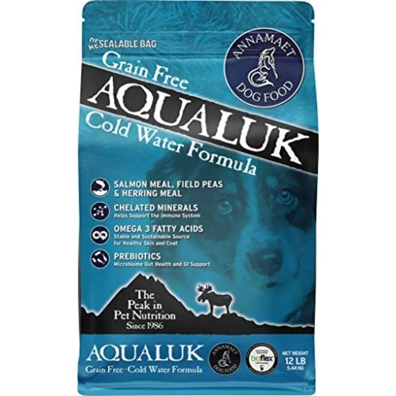 Annamaet Aqualuk Dog Food Salmon Herring Formula 12lb
