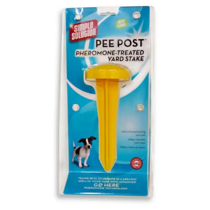 Simple Solution Pheromone Infused Pee Post Outdoor Dog Training Aid